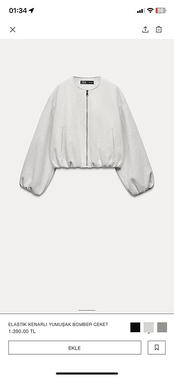 Zara Bomber Ceket