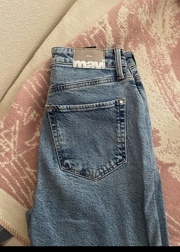s Beden Bol Kesim Midi Boy Kadın Kot Pantolon 27/29 beden