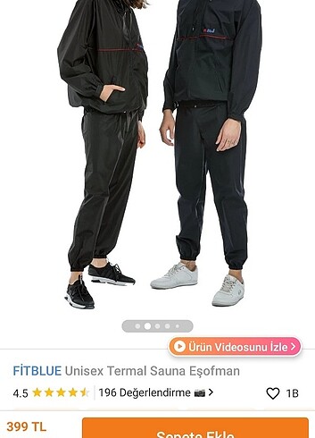 Sauna termal eşofman