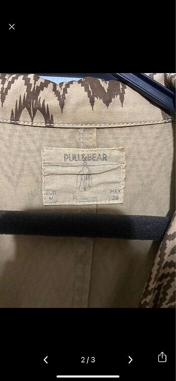 m Beden Pull&Bear ince ceket