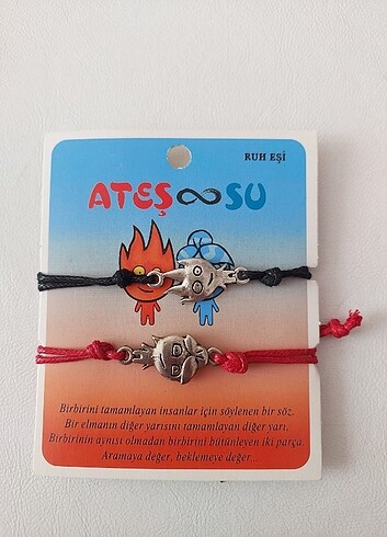 Ateş ve Su Bileklik