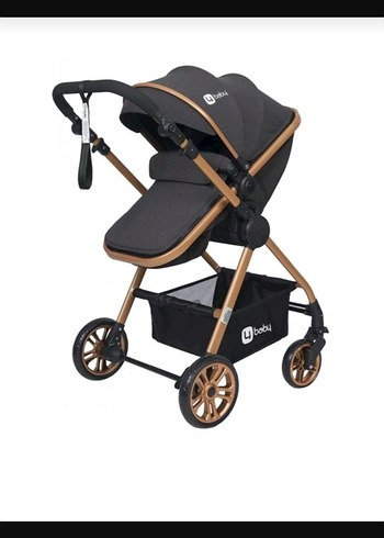 Siyah Bebek Arabası Seti - Görsel 2