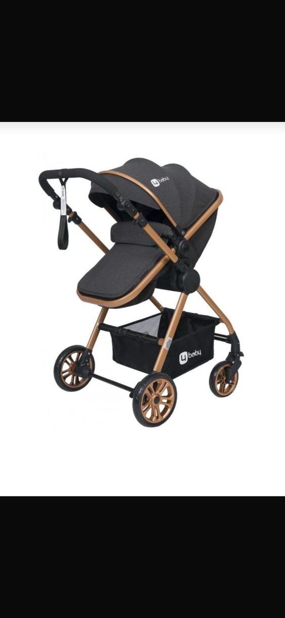 Siyah Bebek Arabası Seti - Görsel 2
