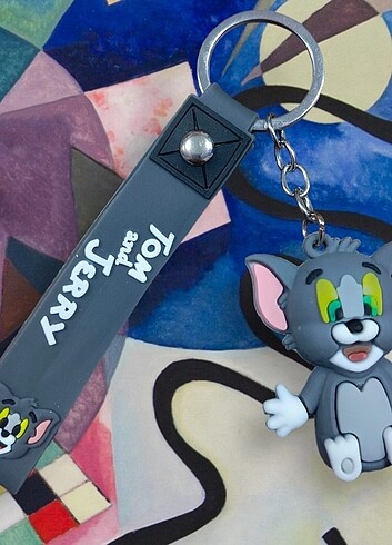 Tom ve Jerry Anahtarlık Lüks Orjinal anahtarlık 
