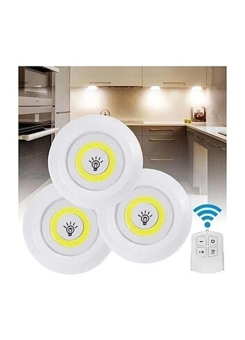 LED lamba 3 lü kumandalı mutfak dolap giyim dolap