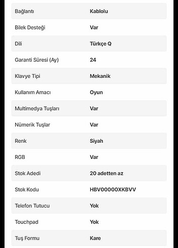 Rampage Pulsar Blue Switch Klavye - Görsel 7
