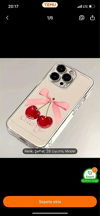 IPhone 12 uyumlu kılıf