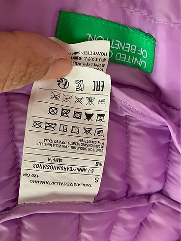 Benetton Benetton 6-7 yaş Mont