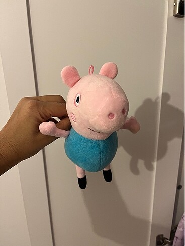 Diğer Peppa pig George karakteri peluş 22 cm