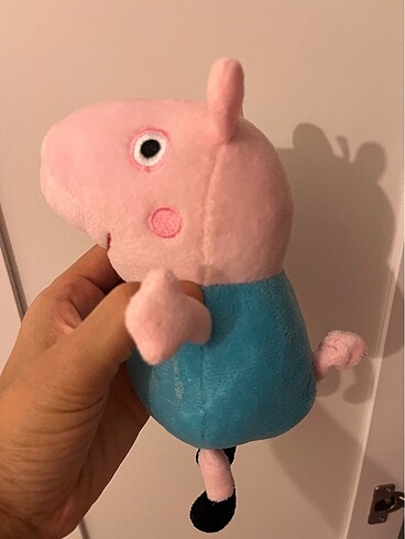  Beden Renk Peppa pig George karakteri peluş 22 cm