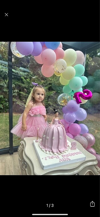 Pembe bebek elbise