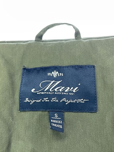 s Beden haki Renk Mavi Jeans Yelek %70 İndirimli.