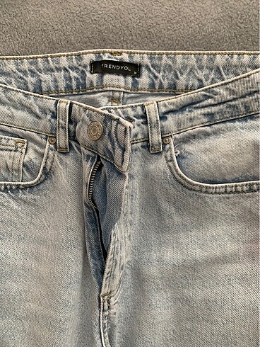 Buz mavi mom jean