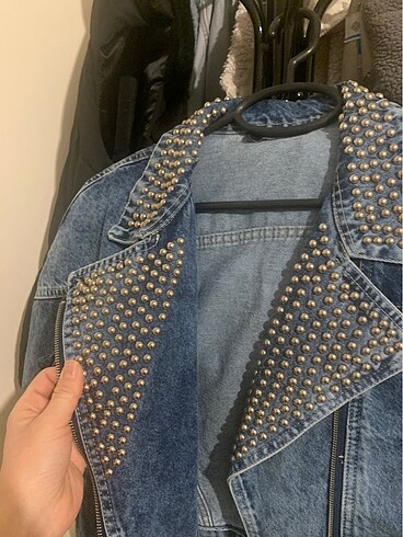 m Beden Kot ceket denim ceket