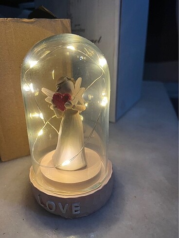 Melek ışıklı biblo - Görsel 2