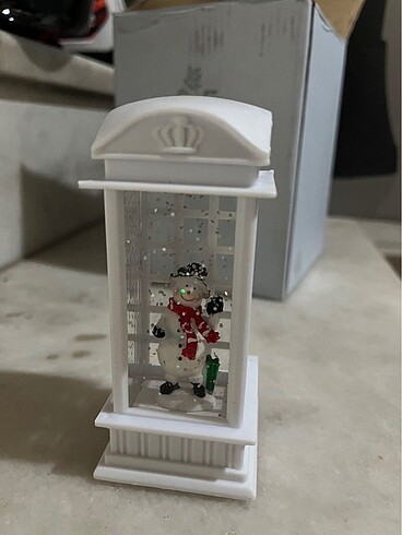 Noel baba ışıklı biblo - Görsel 2