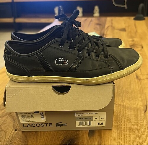 Lacoste Lacose siyah spor ayakkabı