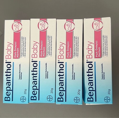 8 adet bepanthol pişik kremi