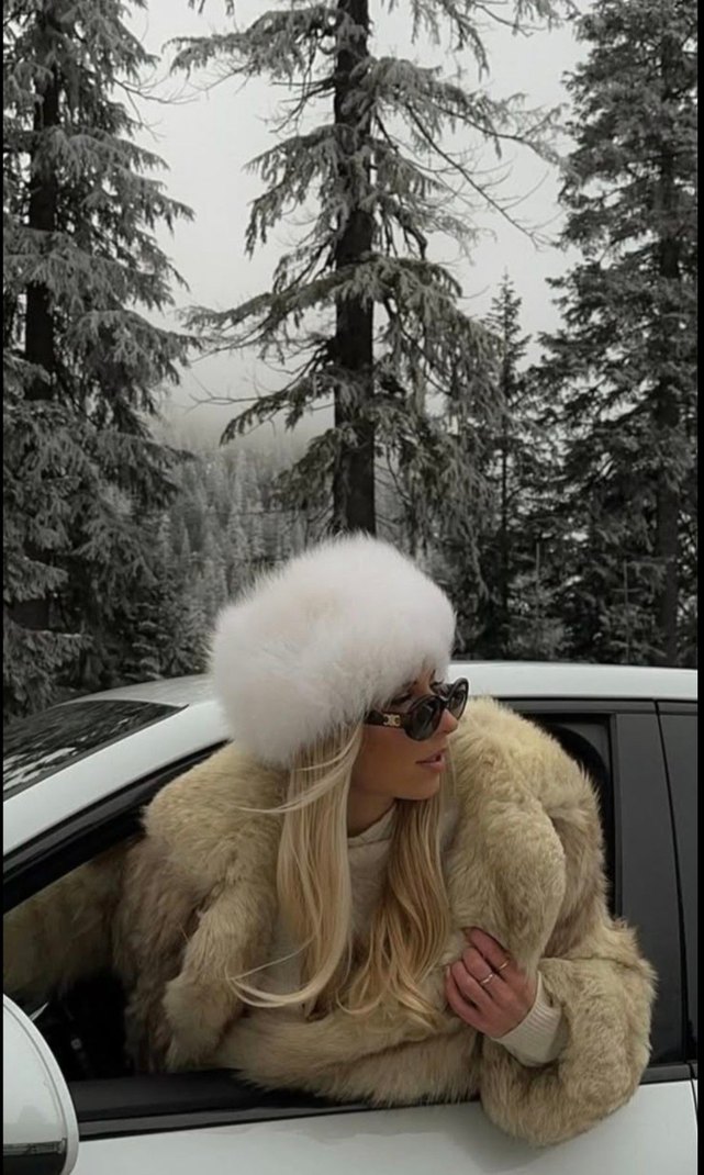 Kürk şapka estetik tarz - Görsel 2