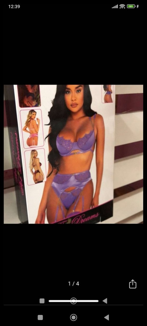 İşlemeli Mor Mini Bohem Sütyen - Görsel 2