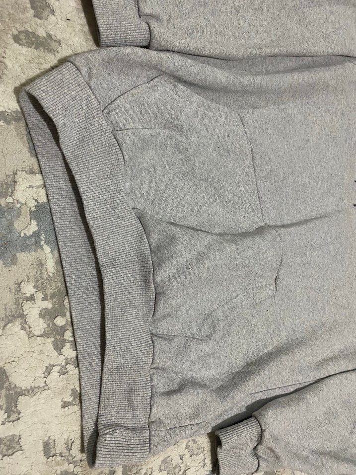 Gri Kapüşonlu Kadın Sweatshirt - Görsel 3