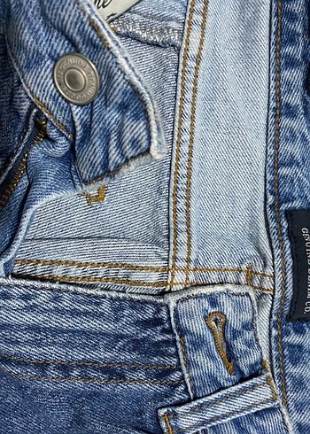 Dikiş Detaylı Midi Boy Kadın Kot Pantolon - Görsel 6