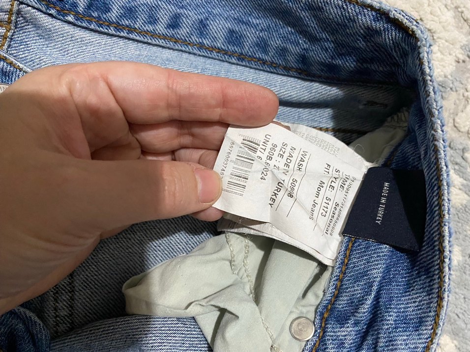 Dikiş Detaylı Midi Boy Kadın Kot Pantolon - Görsel 4