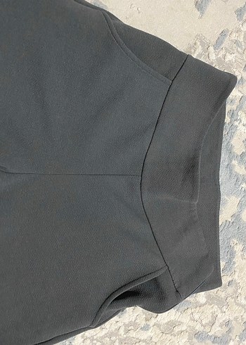 Gri Kadın Rahat Kesim Kumaş Pantolon - Görsel 3