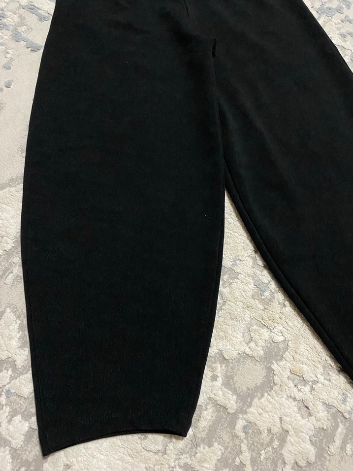 Kadın Siyah şalvar pantolon - Görsel 2