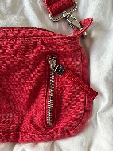 Beden kırmızı Renk Mango Vintage Y2k Lolita Baget Çanta