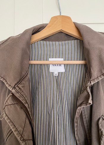 Düğmeli Kadın Midi Trençkot - Görsel 4