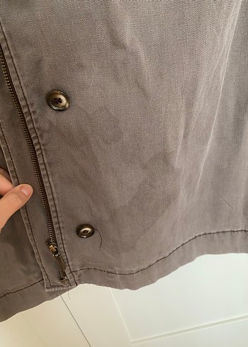 Düğmeli Kadın Midi Trençkot - Görsel 6