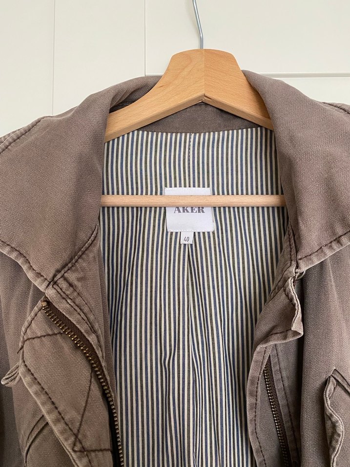 Düğmeli Kadın Midi Trençkot - Görsel 4