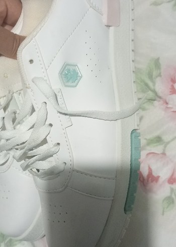 40 Beden beyaz Renk Beyaz Bağcıklı Street Wear Spor Ayakkabı