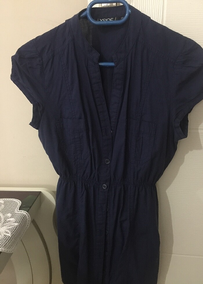 Lacivert gömlek - Görsel 2