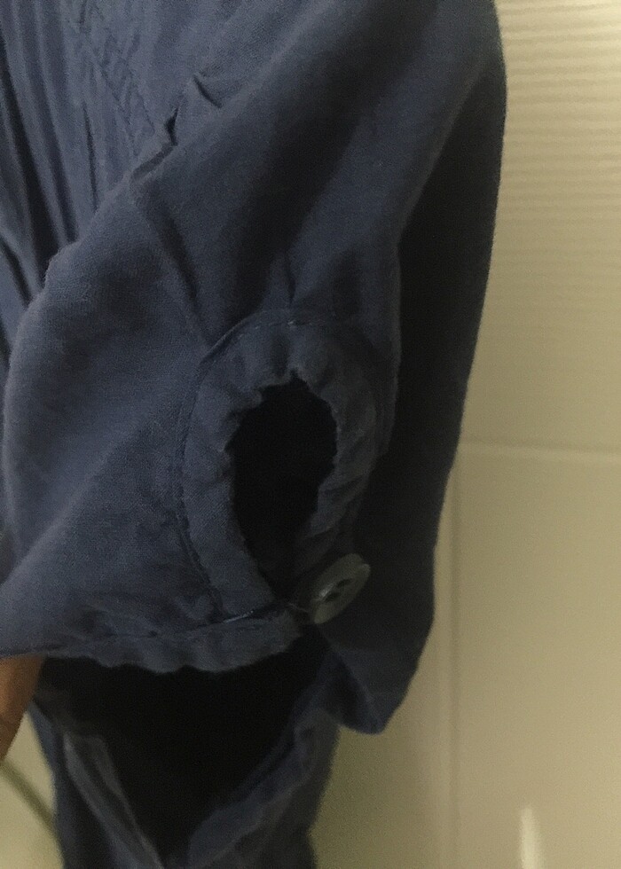 Lacivert gömlek - Görsel 3