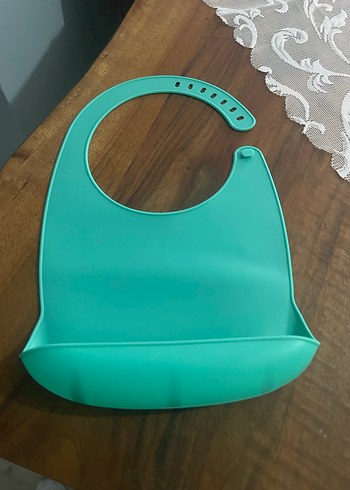 Ayarlanabilir Turkuaz Bebek Önlüğü - Görsel 2
