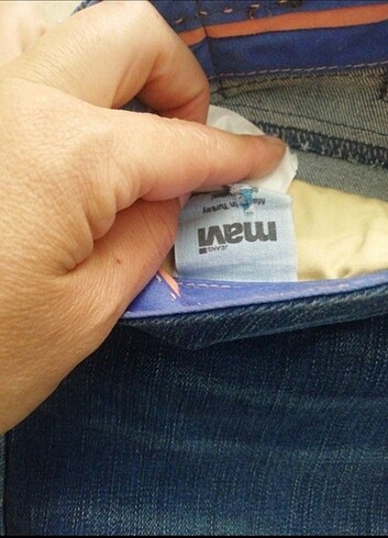 s Beden Mavi Kot Etek 