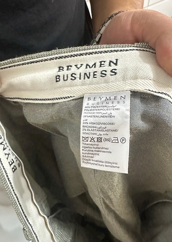 Boss Gri Keten  Pantolon - Görsel 6