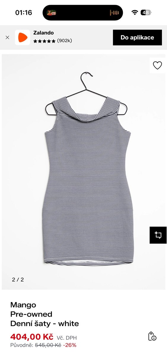 Gri Çizgili Kolsuz Mini Elbise - Görsel 2