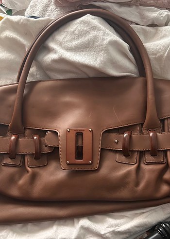 Salvatore Ferragamo Vintage Hakiki Deri Canta