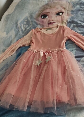 5 Yaş Beden pembe Renk Kız çocuk elbise 5 yaş 