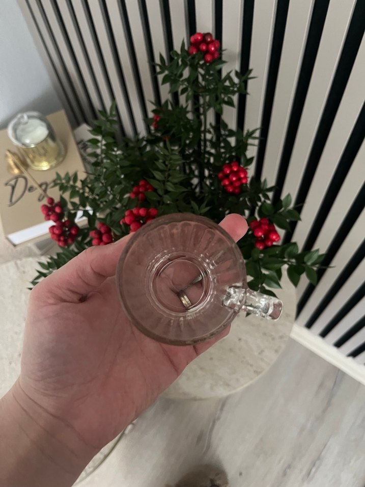 6'l Casablanca Küçük Cam Espresso bardağı - Görsel 2