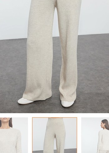 bej triko takım - Görsel 3