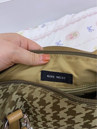  Beden camel Renk Nine West orijinal çanta