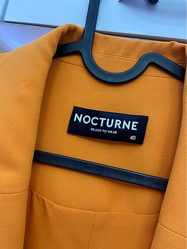 l Beden turuncu Renk Nocturne blazer ceket
