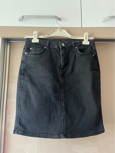 Jean mini etek
