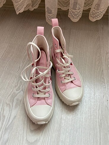 37 Beden pembe Renk Pembe converse viral pembe