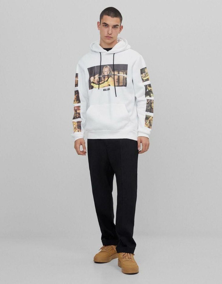 BERSHKA marka Orjinal Ürün
Hoodie kapşonlu
KİLL BİLL BASKILI - Görsel 5