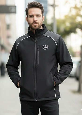 MERCEDES marka Orjinal Ürün
Etiketli  softshell kumaş, - Görsel 2